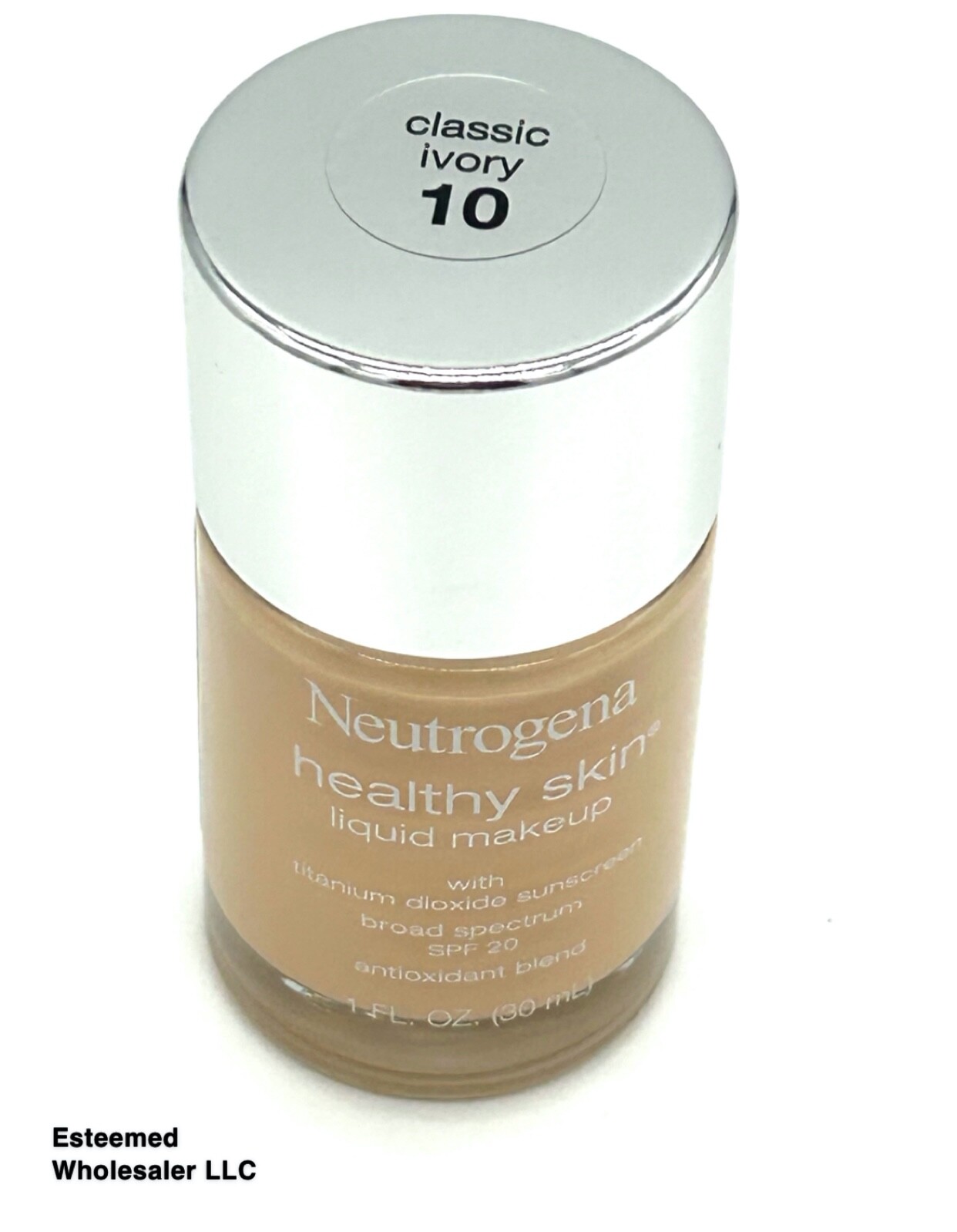 2 PACK-NEUTROGENA Healthy Skin Liquid Makeup SPF20 1oz 10 Classic Ivory w/o box