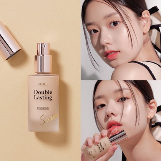 ETUDE Double Lasting Serum Foundation 30g Liquid Foundation Korea Makeup 7Colors