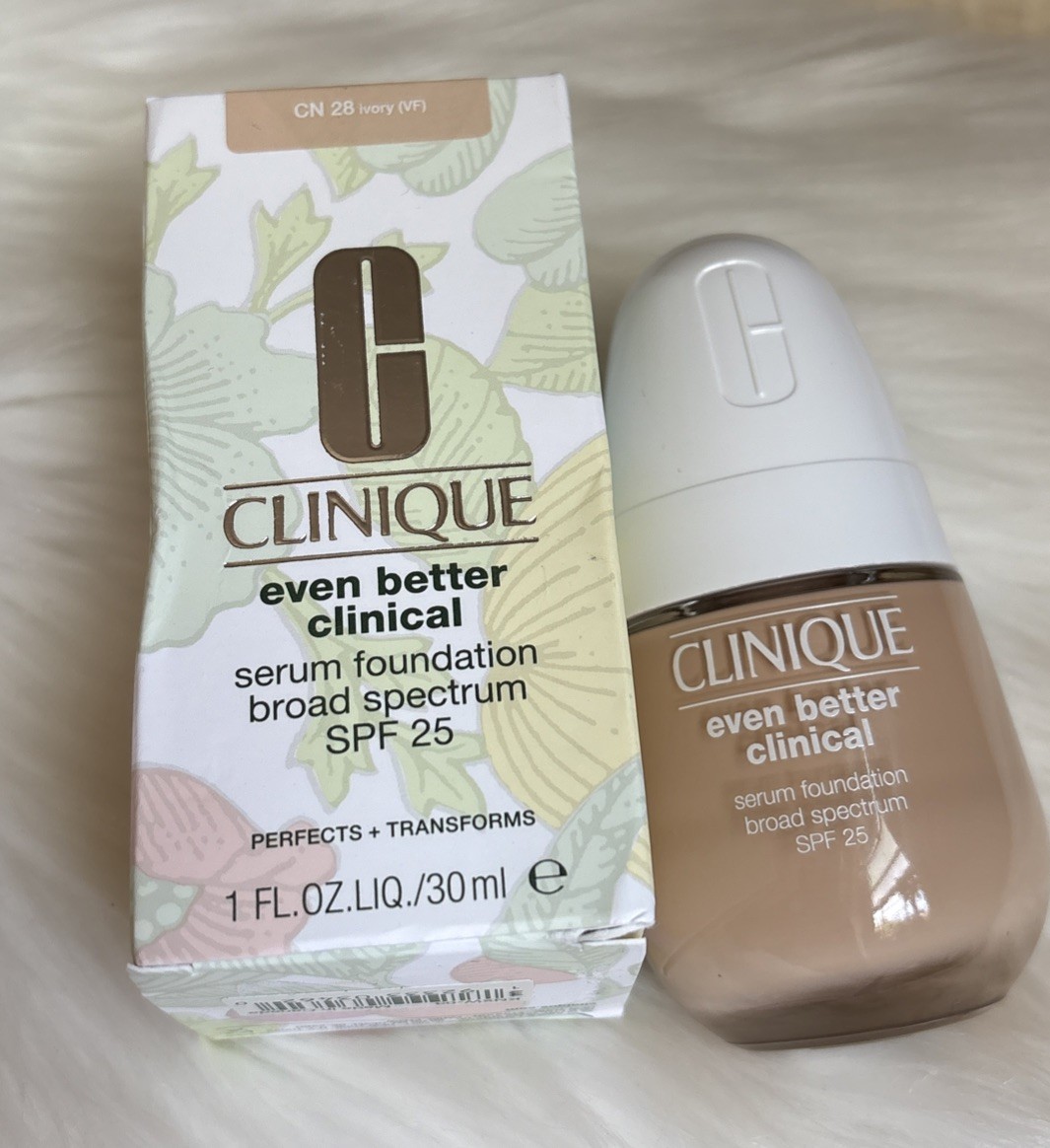 Clinique Even Better Clinical Serum Foundation SPF25 ~ CN28 IVORY ~ 1oz/30ml NIB