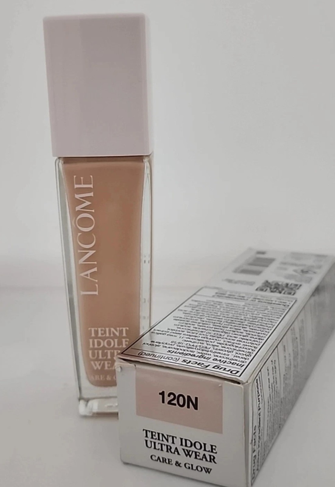 Lancome Teint Idole Ultra Wear Care & Glow Foundation 120N SPF 27 ~ EXP 9/2025