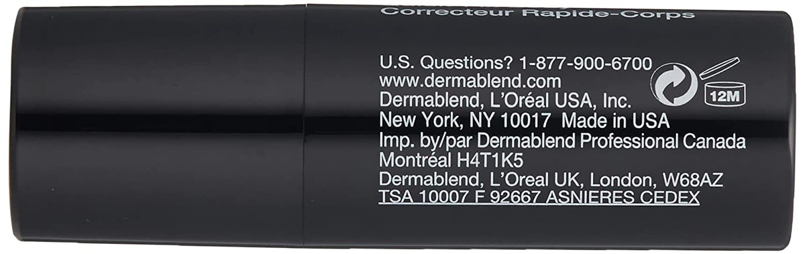 Quick-Fix Body Makeup Full Coverage Foundation Stick, Water-Resistant Body Co…