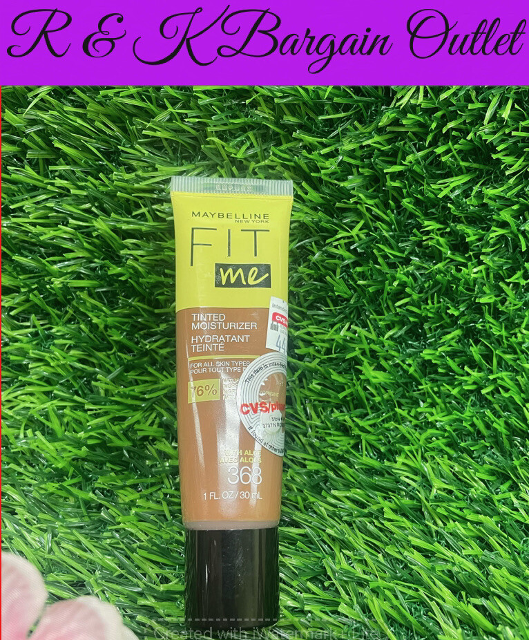 Maybelline New York Fit Me Tinted Moisturizer Natural Coverage Face #368