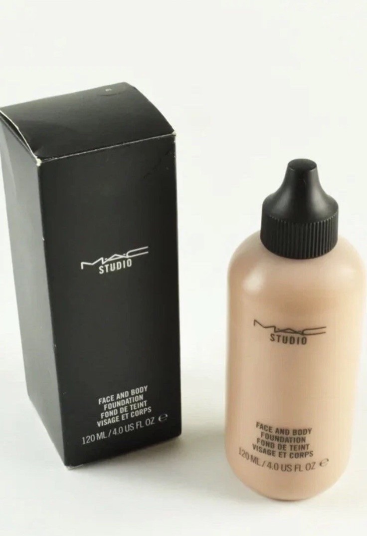 Mac Studio Face & Body Foundation N3 – Jumbo Size 120mL / 4.0 Oz New In Box