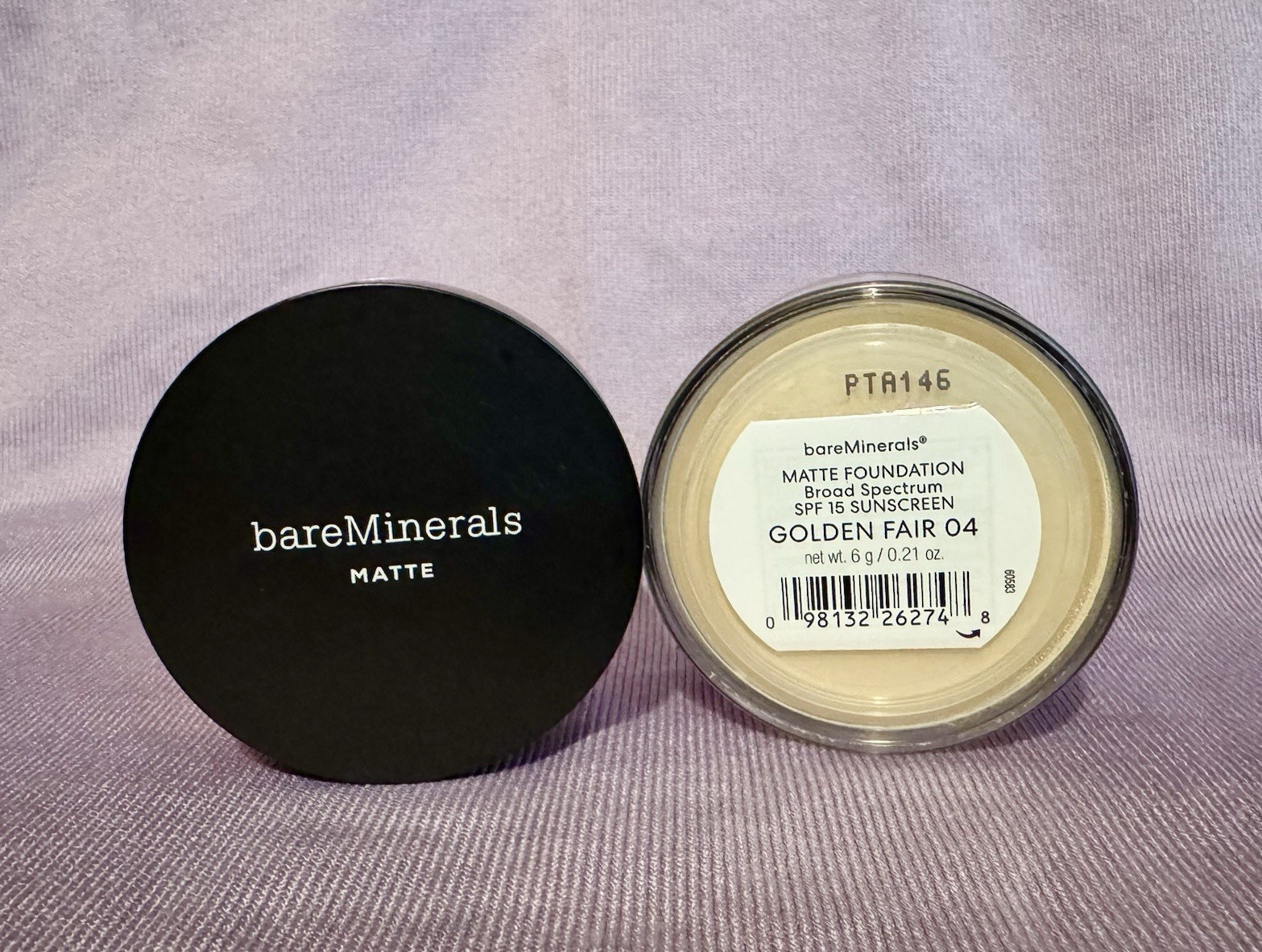 bareMinerals Matte Full Coverage Loose Powder Foundation SPF 15 Golden Fair 04