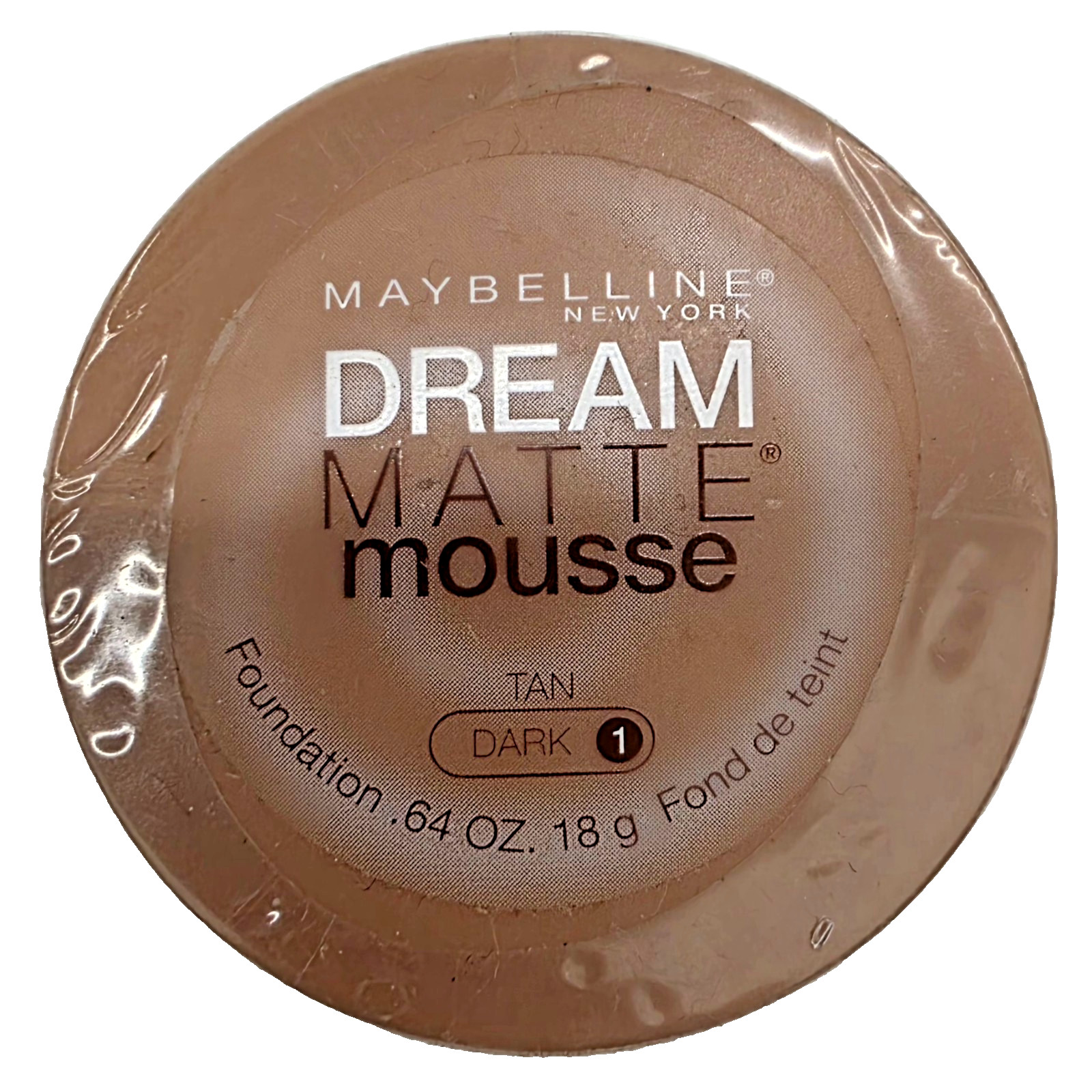 NEW Maybelline Dream Matte Mousse Foundation-TAN DARK 1