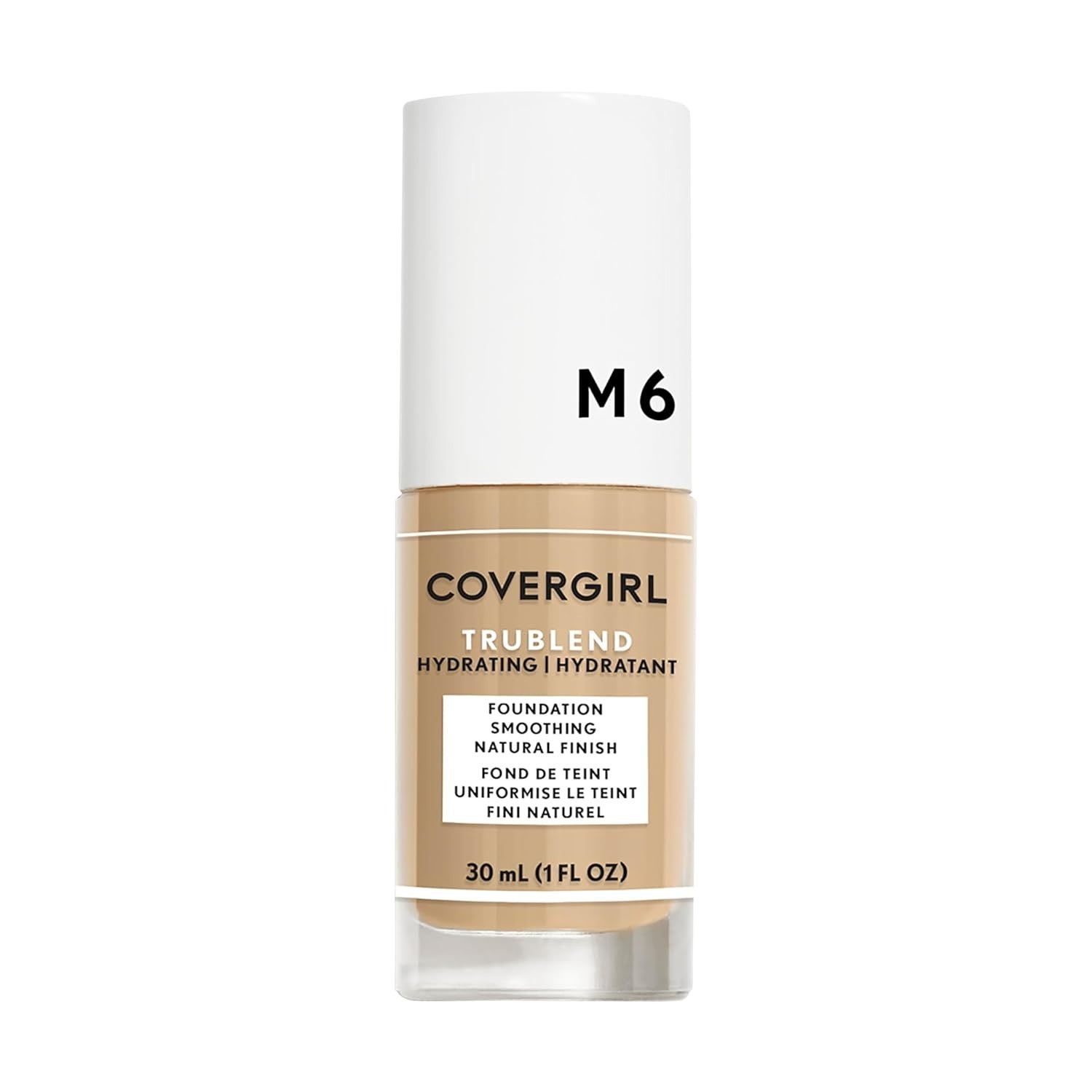 COVERGIRL truBlend Liquid Foundation Makeup Perfect Beige M6, 1 oz