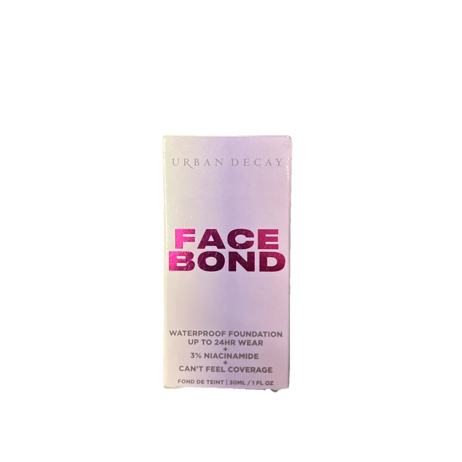 Urban Decay Face Bond Waterproof Foundation 30 Med Deep Warm 30 mL 1 fl oz NEW