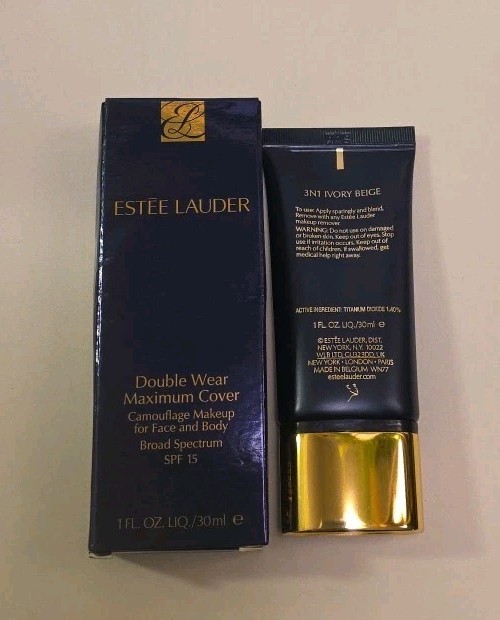 💚 Estée Lauder Double Wear Maximum Cover Foundation – 3N1 Ivory Beige BNIB