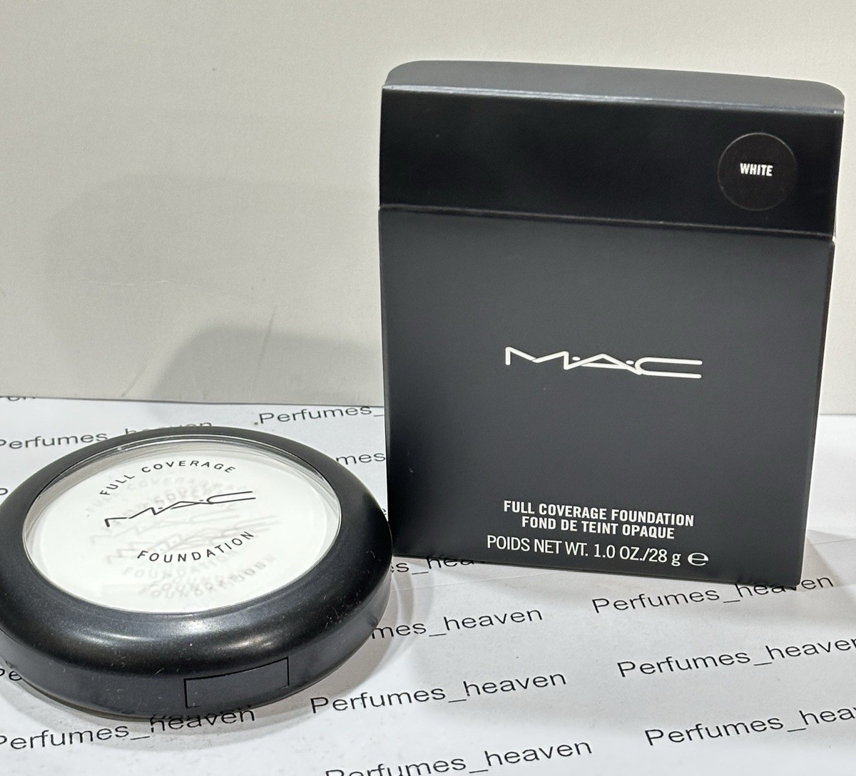 MAC Full Coverage Foundation WHITE Full Size 1.0 oz / 28g New In Box