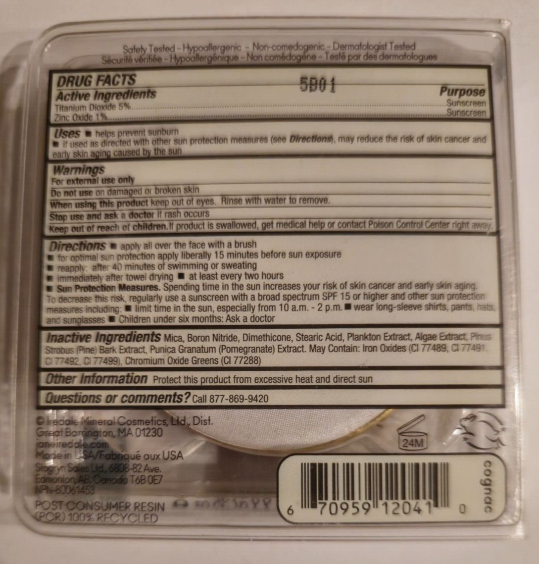 Jane Iredale PurePressed Base Powdered Mineral Powder Refill Cognac .35oz