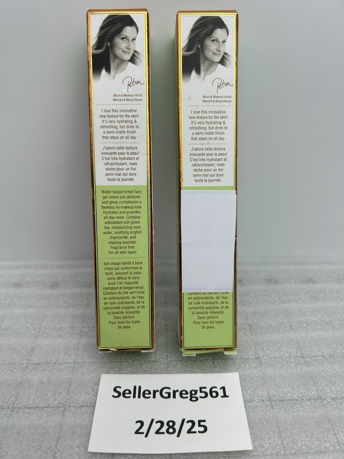 Pixi by Petra H2O SkinTint Tinted Face Gel 1.2 Oz Shade Chai- 2 COUNT