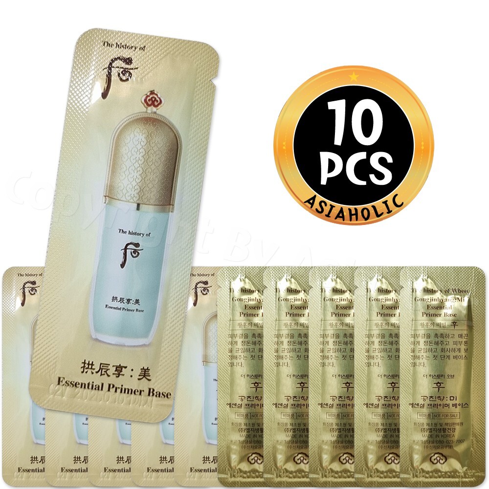 The history of Whoo Gongjinhyang:Mi Essential Primer Base 1ml x 10pcs (10ml) New