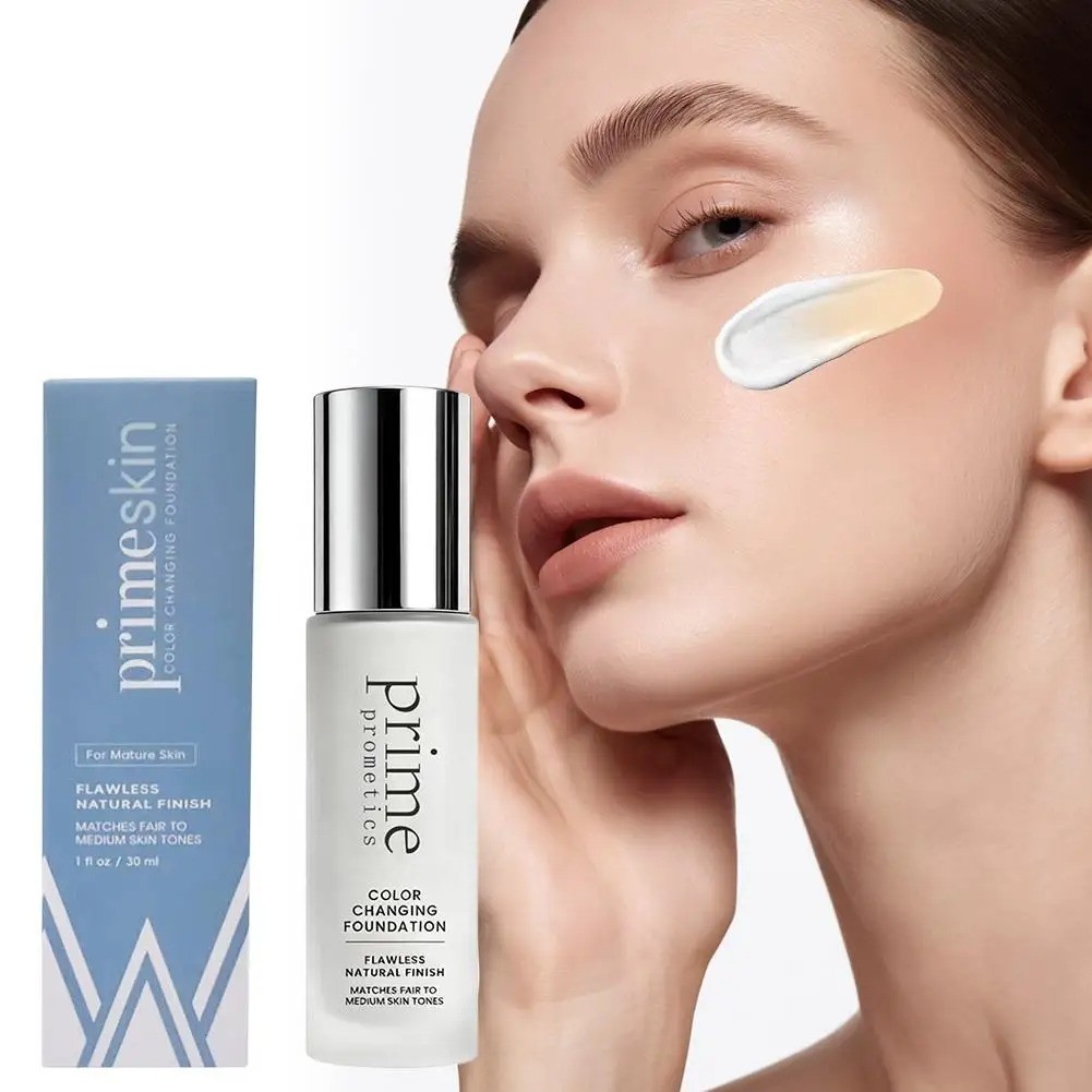 30ml Color Changing Foundation Tone Matching Liquid Makeup Natural Waterproof