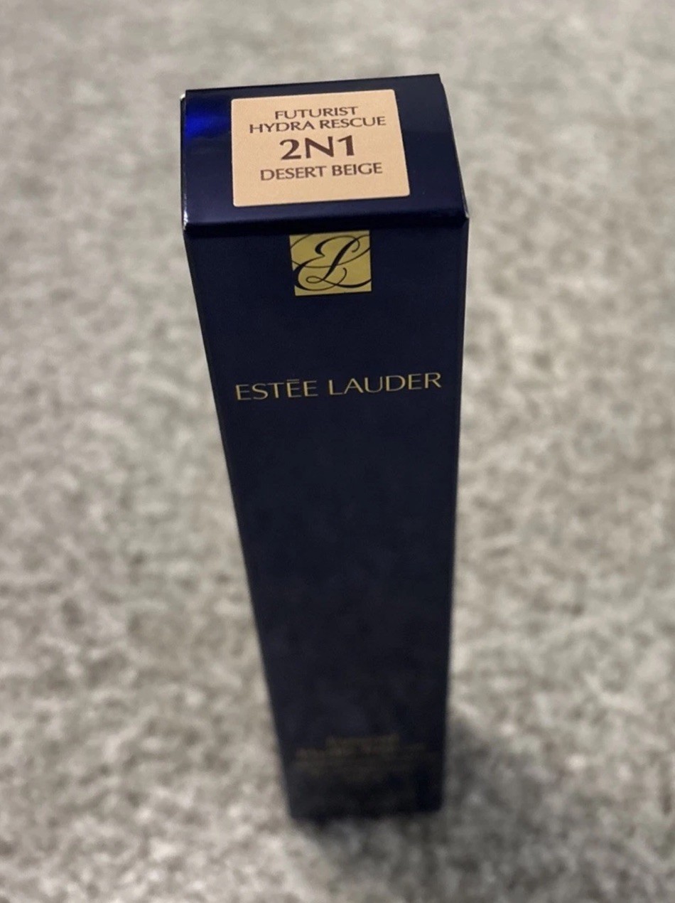 Estee Lauder Futurist Hydra Rescue Makeup SPF45 New Boxed – 2N1 DESERT BEIGE NIB