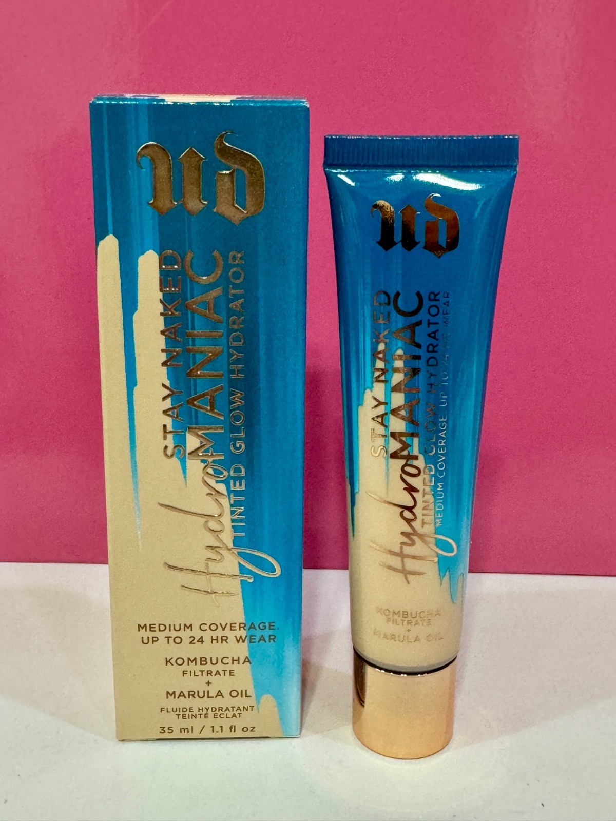 Urban Decay Stay Naked Hydromaniac Tinted Glow Hydrator 1.1oz. NIB – 20 Fair