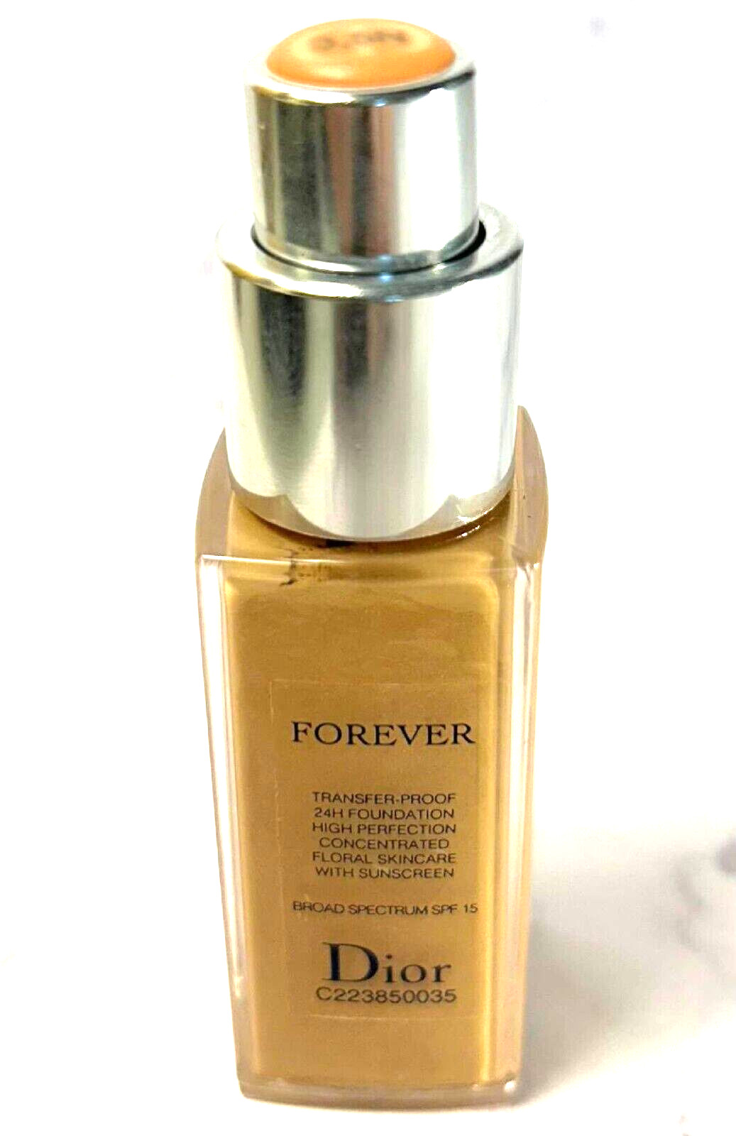 Dior Forever Transfer Proof 24H Foundation – SHADE 3.5N – .67 oz – New