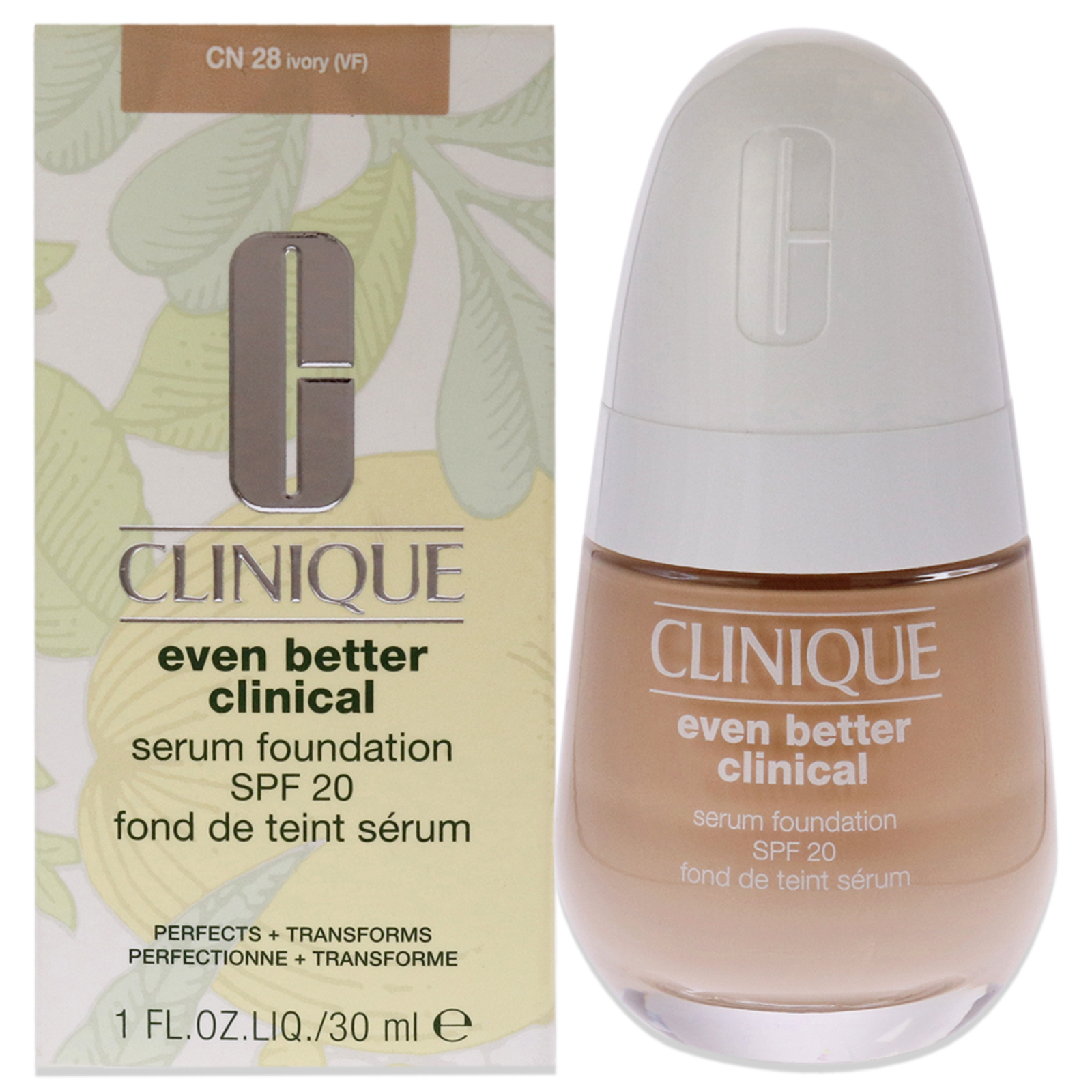 Even Better Clinical Serum Foundation SPF 20 – CN 28 Ivory by Clinique – 1 oz