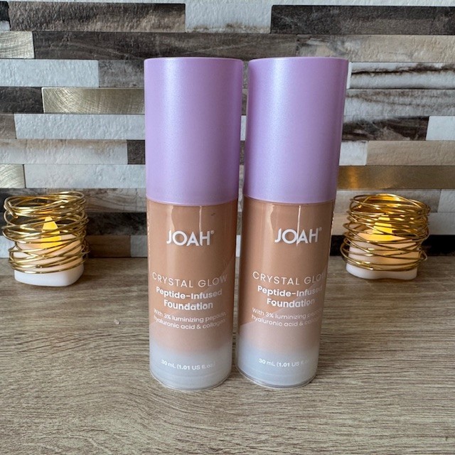 Joah Crystal Glow Peptide-Infused Foundation – Pick Your Shade – New Sealed