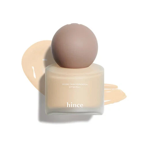 Hince Second Skin Liquid Foundation 40ml Ivory, Beige, Sand USA Seller