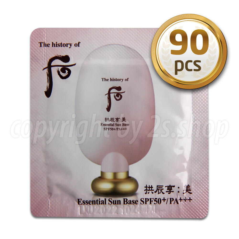 The History of Whoo Essential Sun Base SPF50+ PA+++ 1ml x 90pcs