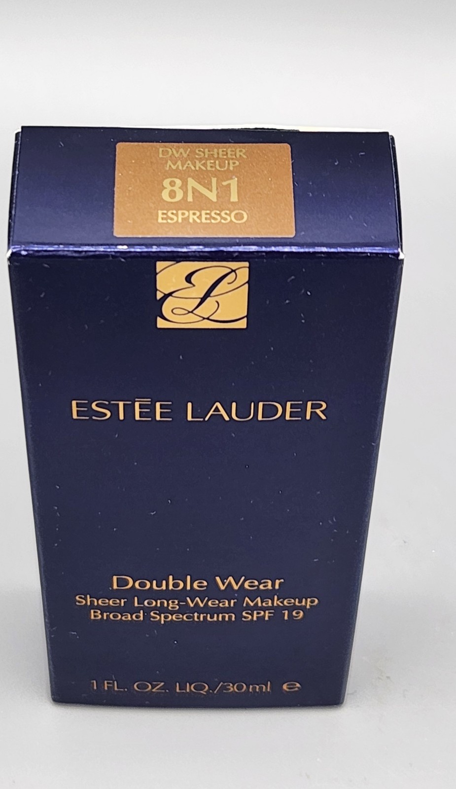 8N1~ESPRESSO ~ ESTEE LAUDER DOUBLE WEAR SHEER LONG~WEAR MAKEUP SPF 19 N.I.B