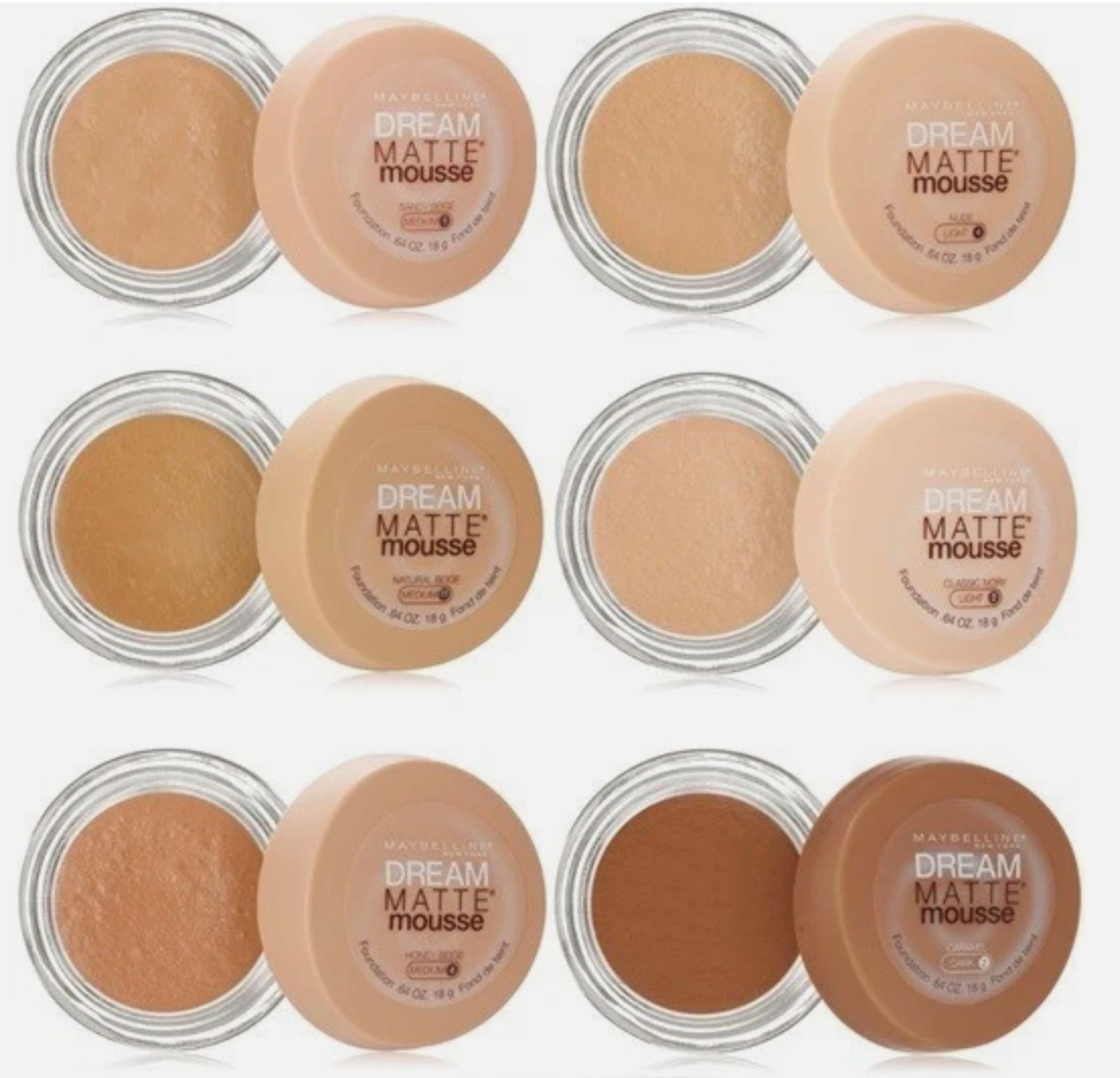 MAYBELLINE Dream MATTE Mousse Foundation 18g # CREAMY NATURAL LIGHT #5