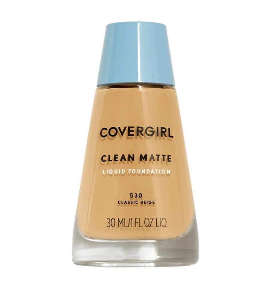 2 Pack – CoverGirl Foundation Clean Matte 530 Classic Beige Oil-Free