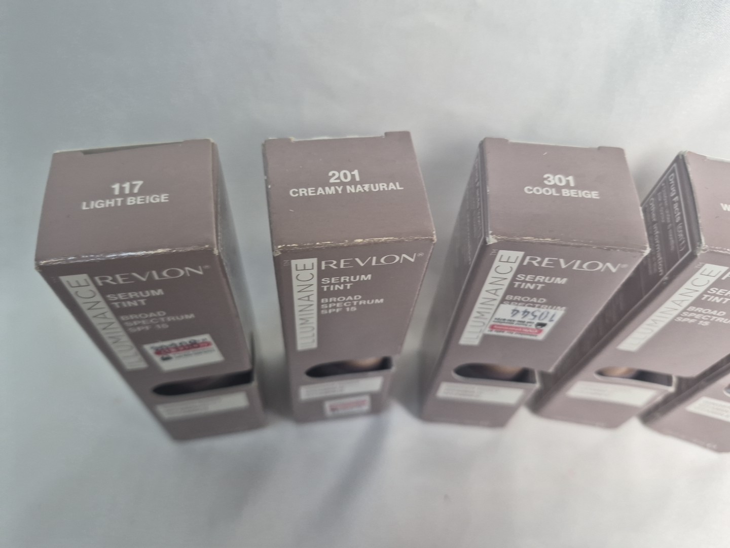 6- Revlon Illuminance Serum Tint SPF 15 Mixed Colors Makeup .94oz/28ml NEW EX25
