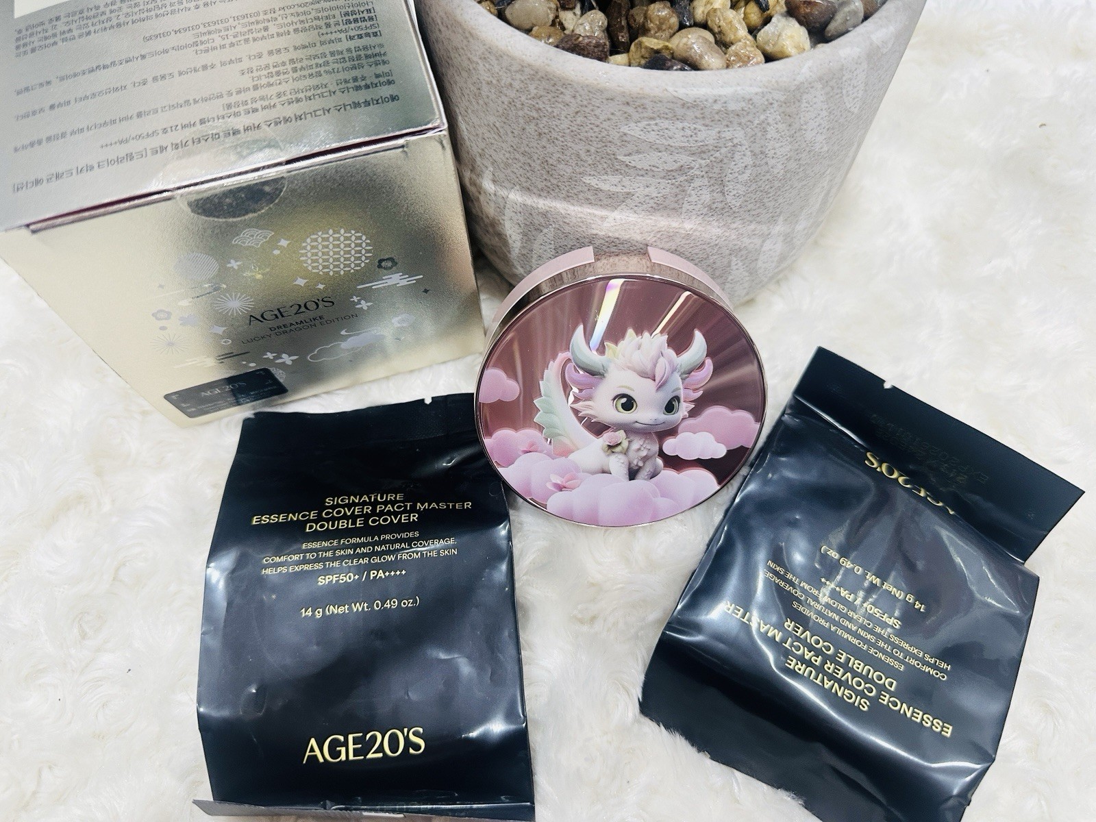 AGE 20’s Signature Essence Cover Pact Master Double Cover SPF50+/PA++++ Shade 21
