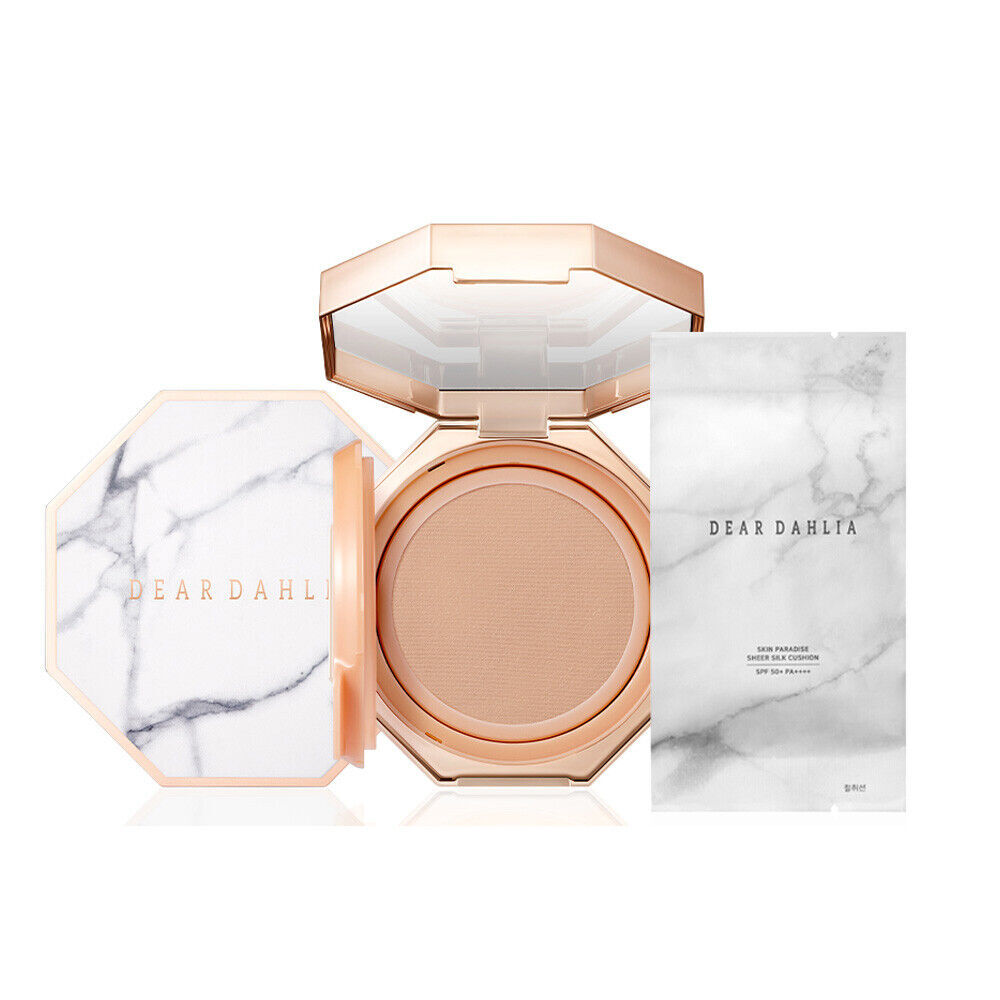 DEAR DAHLIA Skin Paradise Sheer Silk Cushion Refill Set 8g*2ea K-Beauty