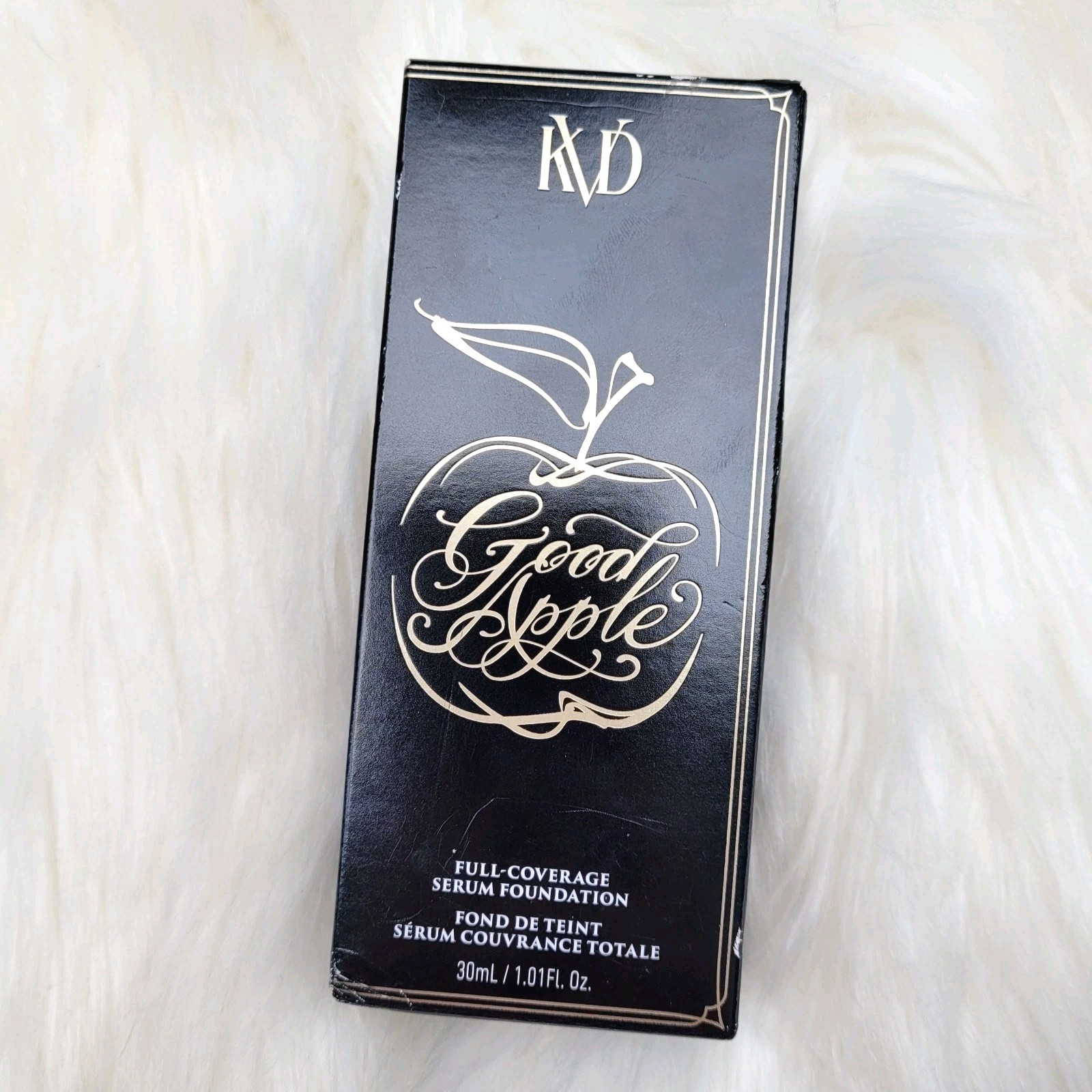 KVD Kat Von D Good Apple Full-Coverage Serum Foundation 074 TAN Cruelty Free