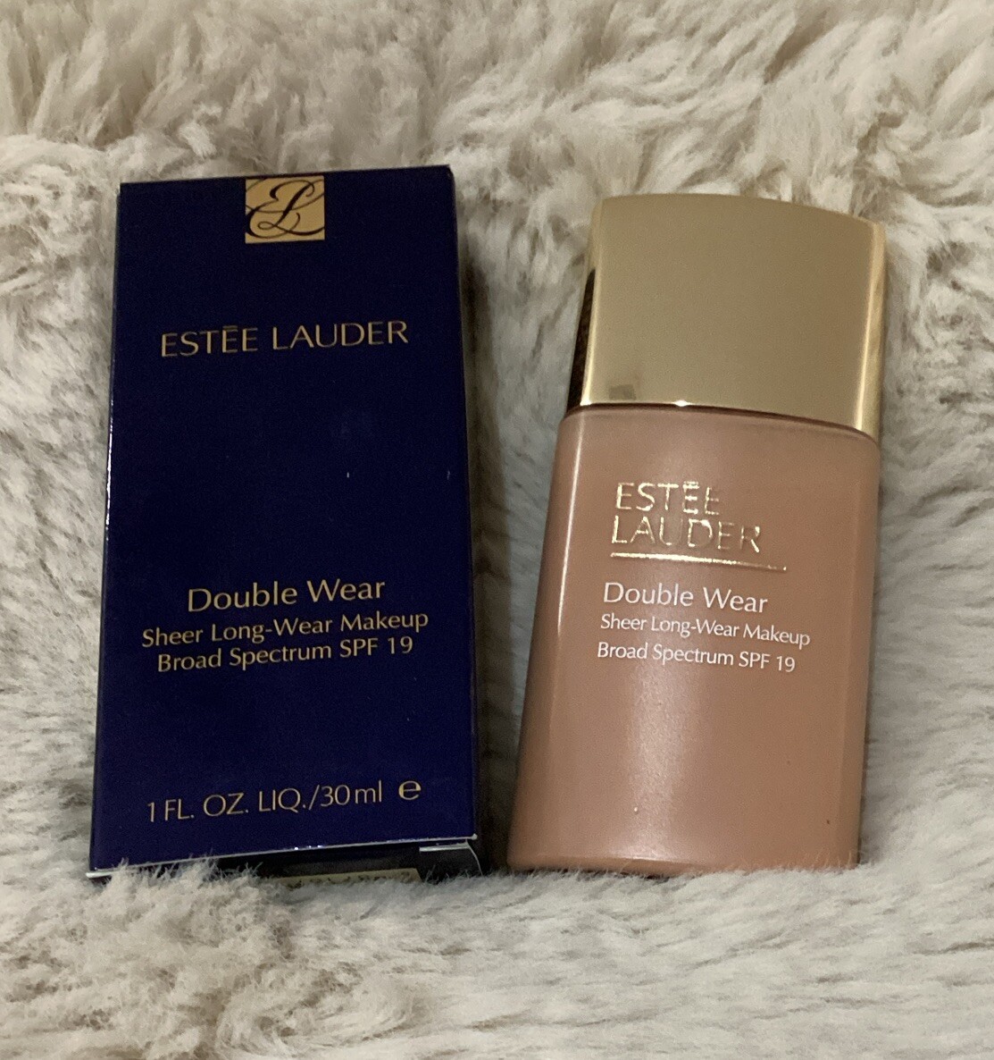 Estee Lauder Double Wear Sheer Long-Wear Makeup ~ SPF 19 ~ SOFTAN 4C3 ~ 1oz NIB