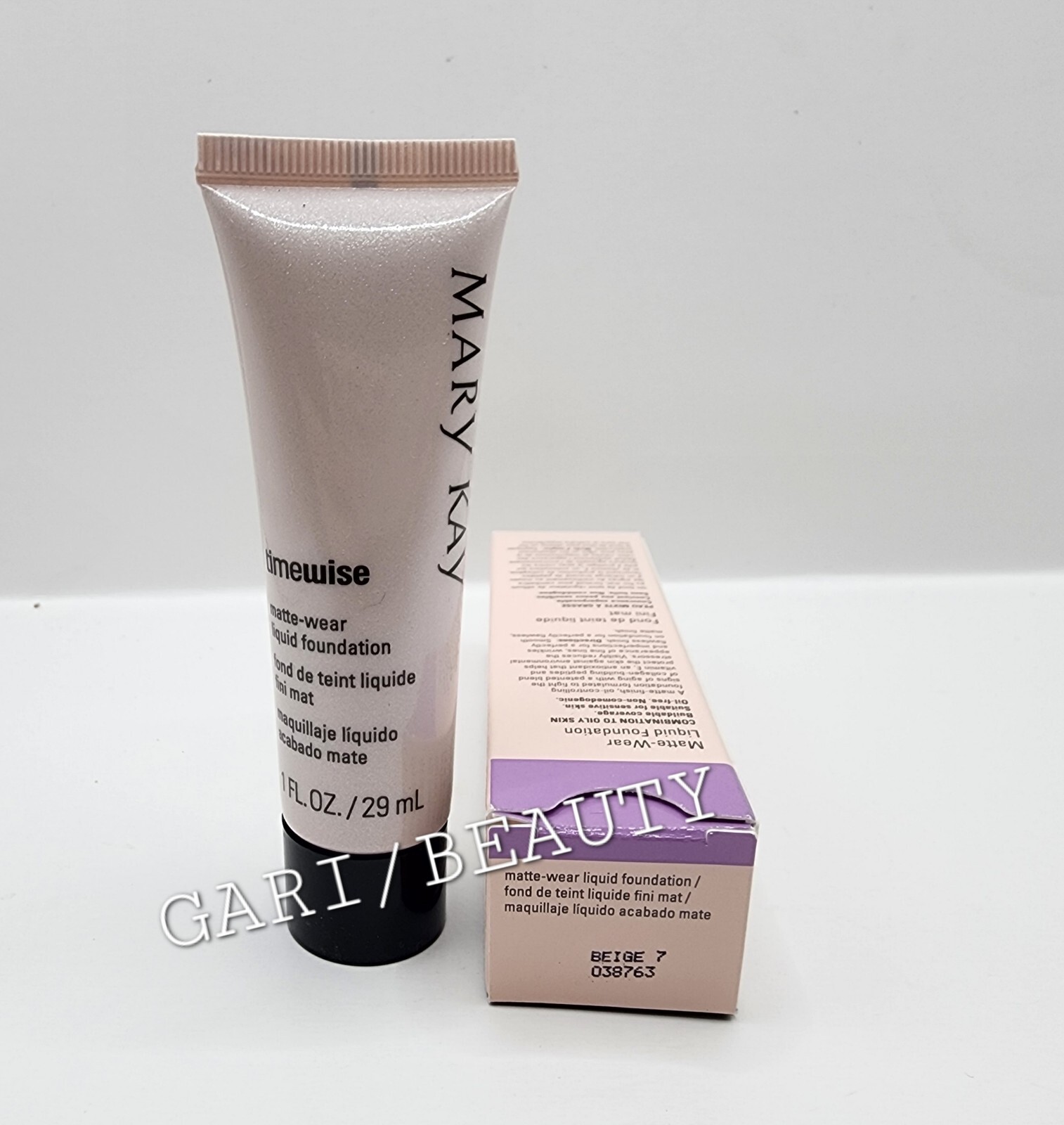 Mary Kay TimeWise Foundation Beige 7 Matte wear. Liquid. New in Box (038763)