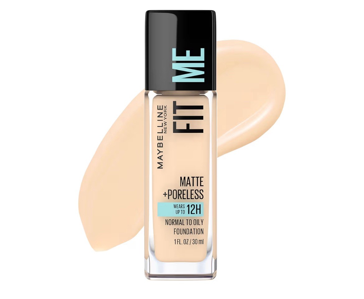 Maybelline Fit Me POUCH Matte + Poreless Liquid Normal To Oily 118 Light Beige