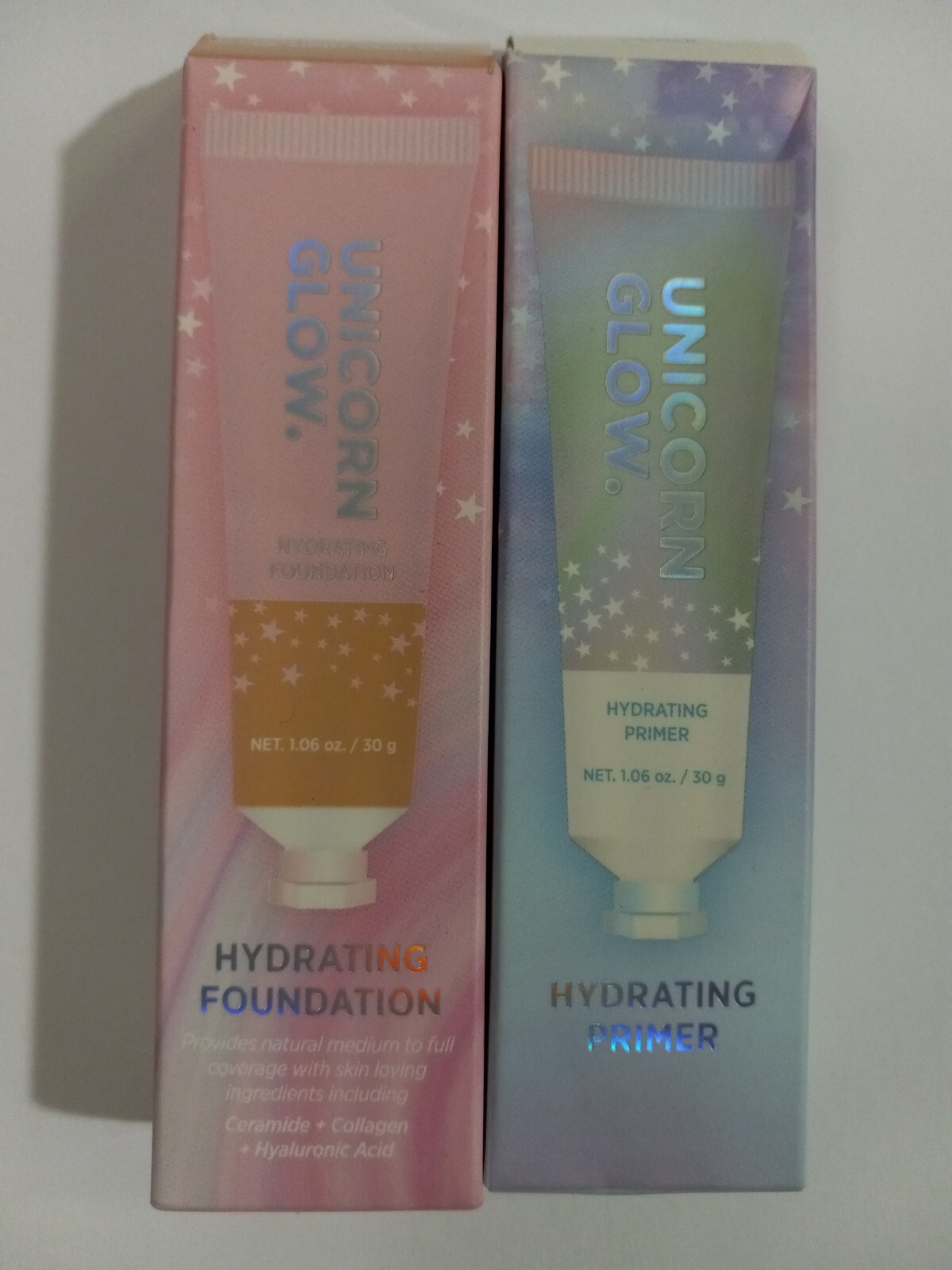 2 Pack Unicorn Glow Hydrating Foundation 02 Light Vanilla+hydrating primer