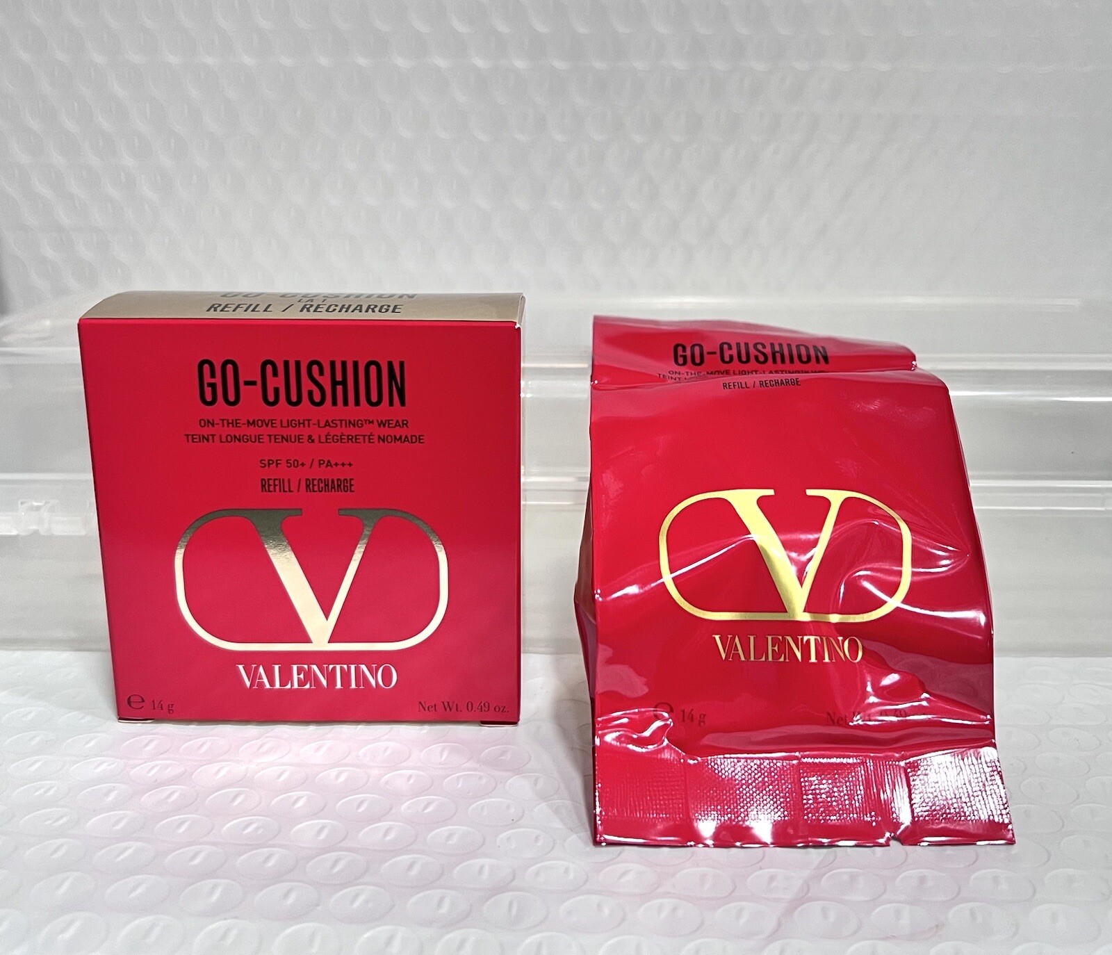 Valentino Beauty Go Cushion LA1 Refill 14g LA1 Light Ambra 1 NIB Full Sz