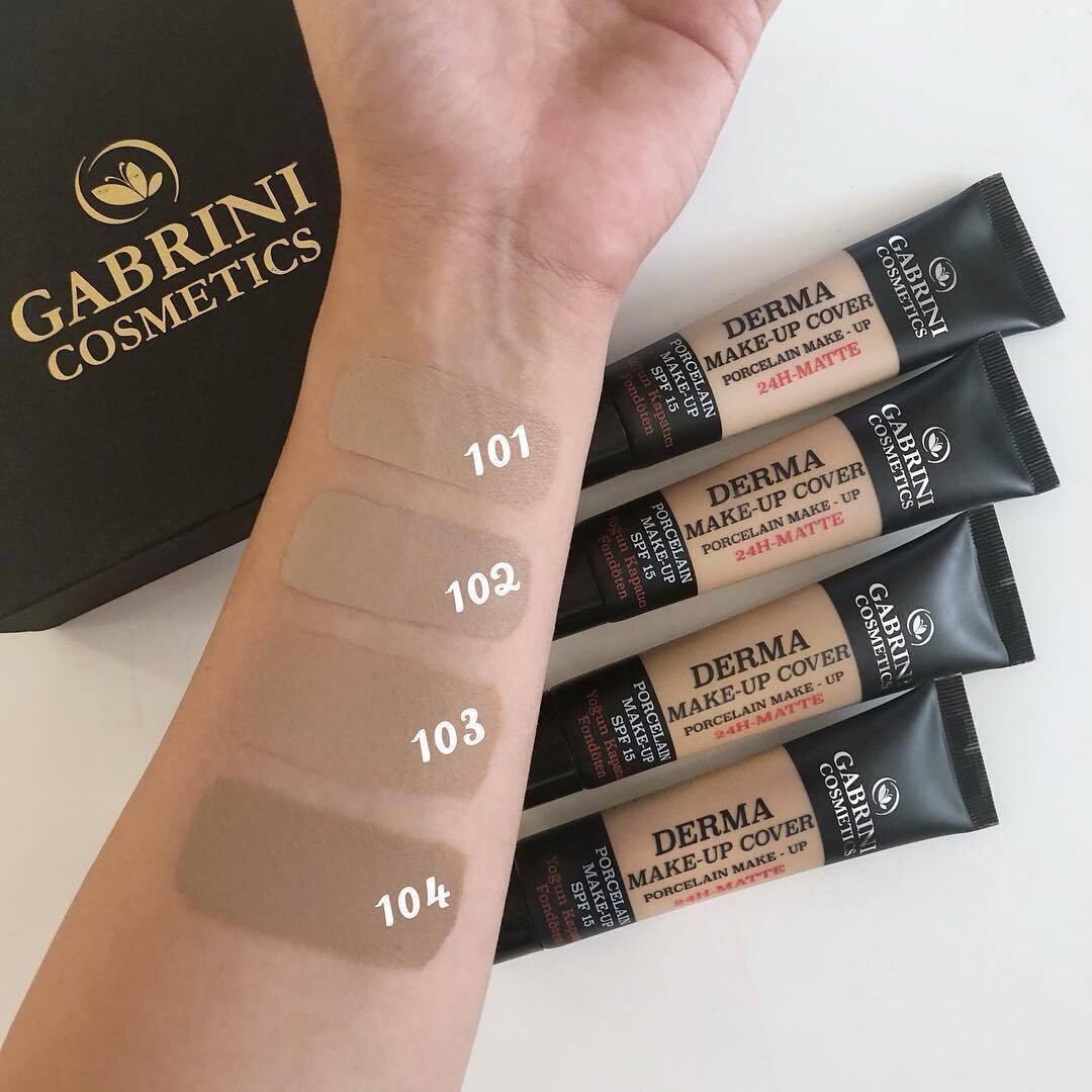 1PC GABRINI COSMETICS DERMA MAKE UP MAKEUP COVER FOUNDATION 40ML 1.35 Fl.oz