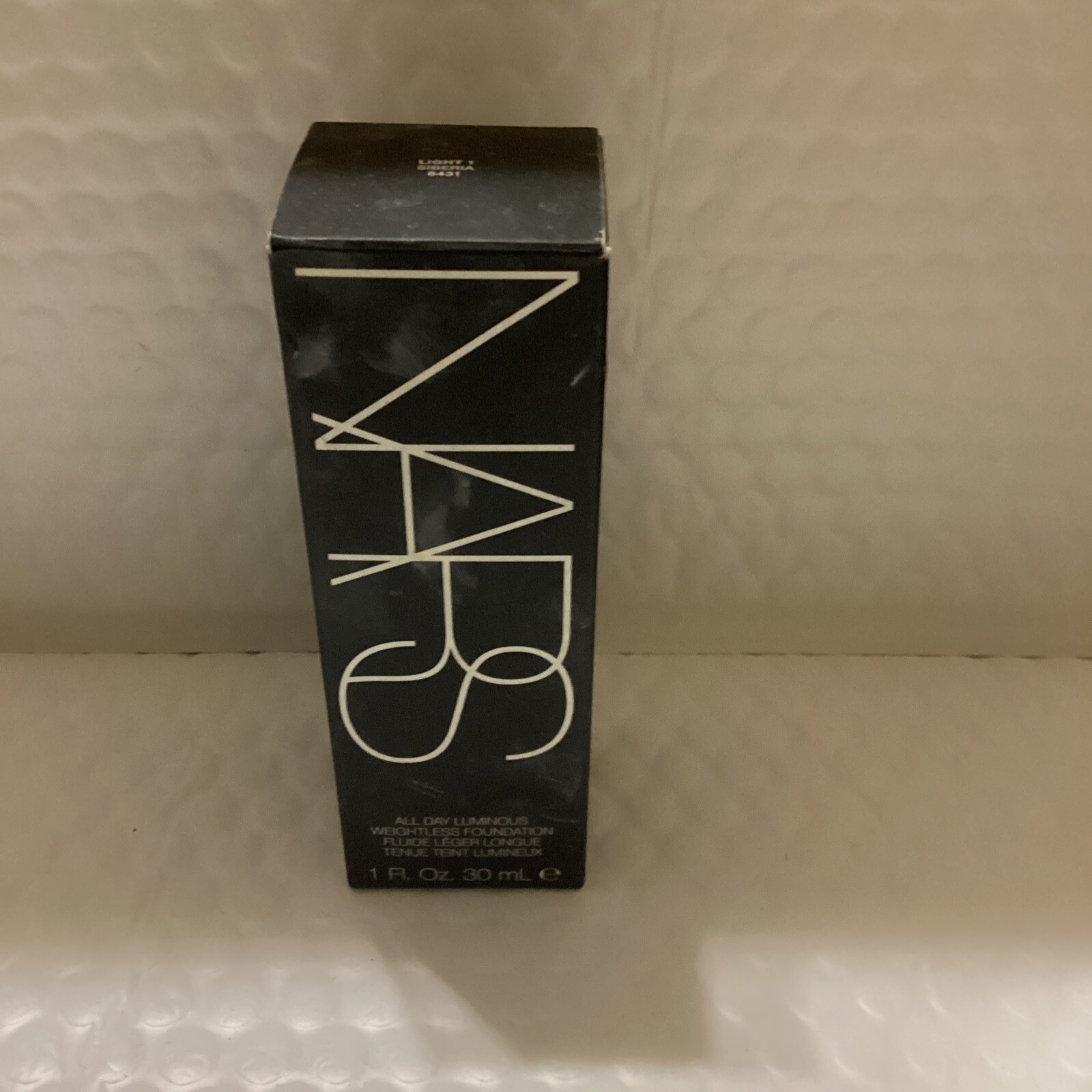 Nars All Day Luminous Weightless Foundation “Light 1 Siberia 6431” 1oz As Is