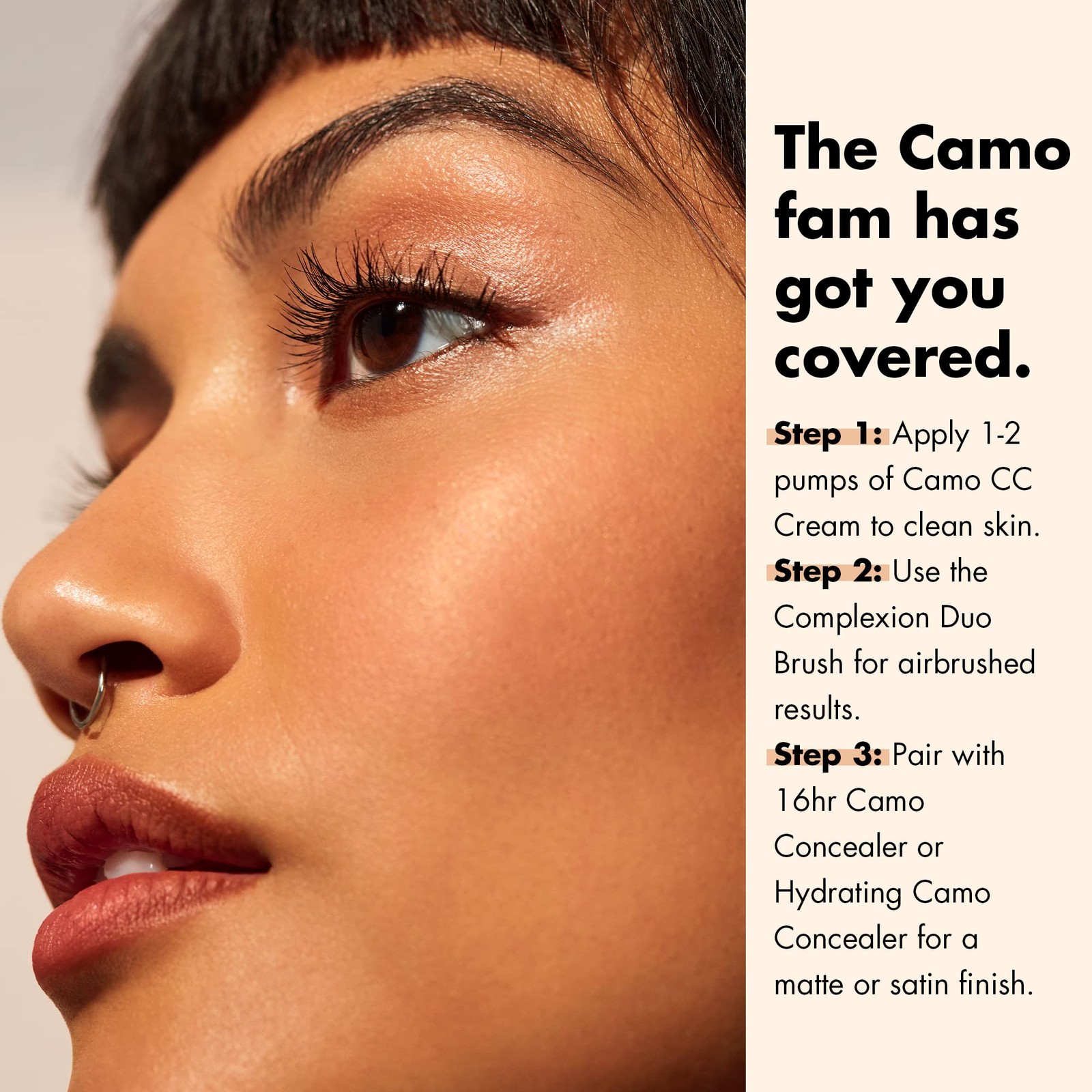 e.l.f. Camo CC Cream, Color Correcting Medium-To-Full Coverage Foundation wit…