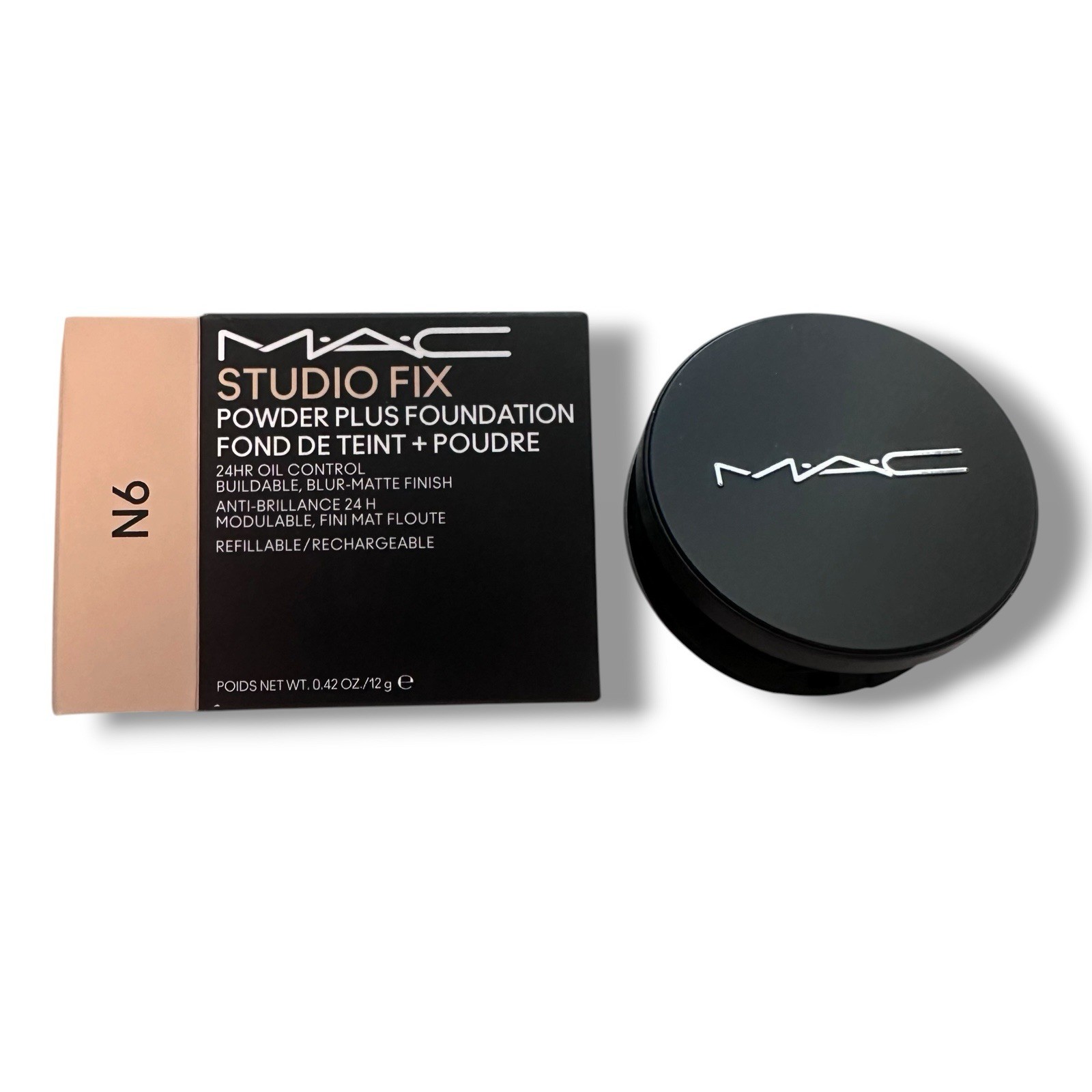 Mac Studio Fix Powder Plus Foundation N6 Refillable – Size 0.42 Oz. / 12 g New
