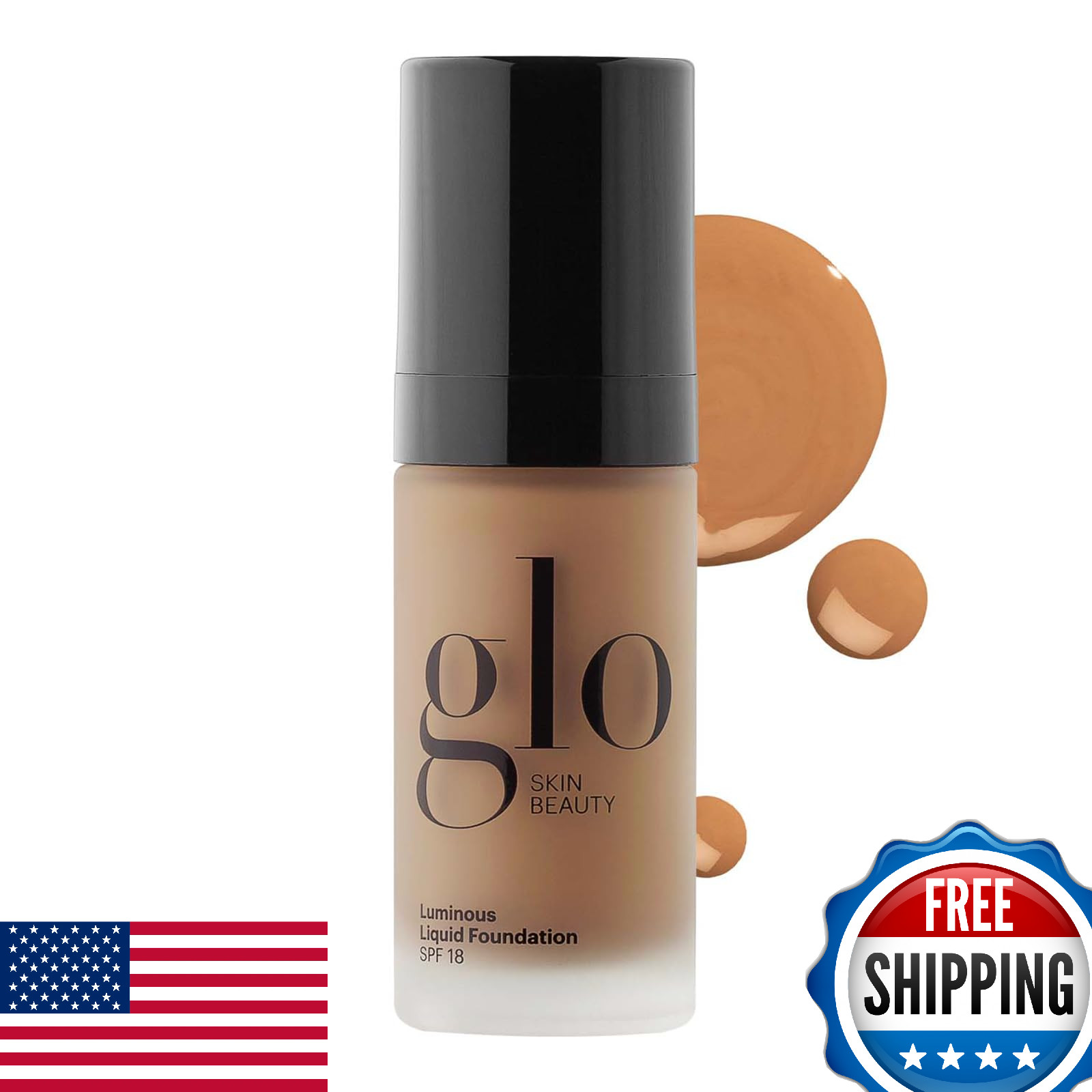 Glo Skin Beauty Luminous Liquid Mineral Foundation SPF 18 – Caramel