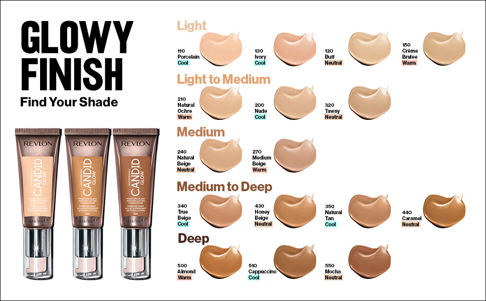 Revlon PhotoReady Candid Glow Moisture Foundation ~ Choose Your Shade