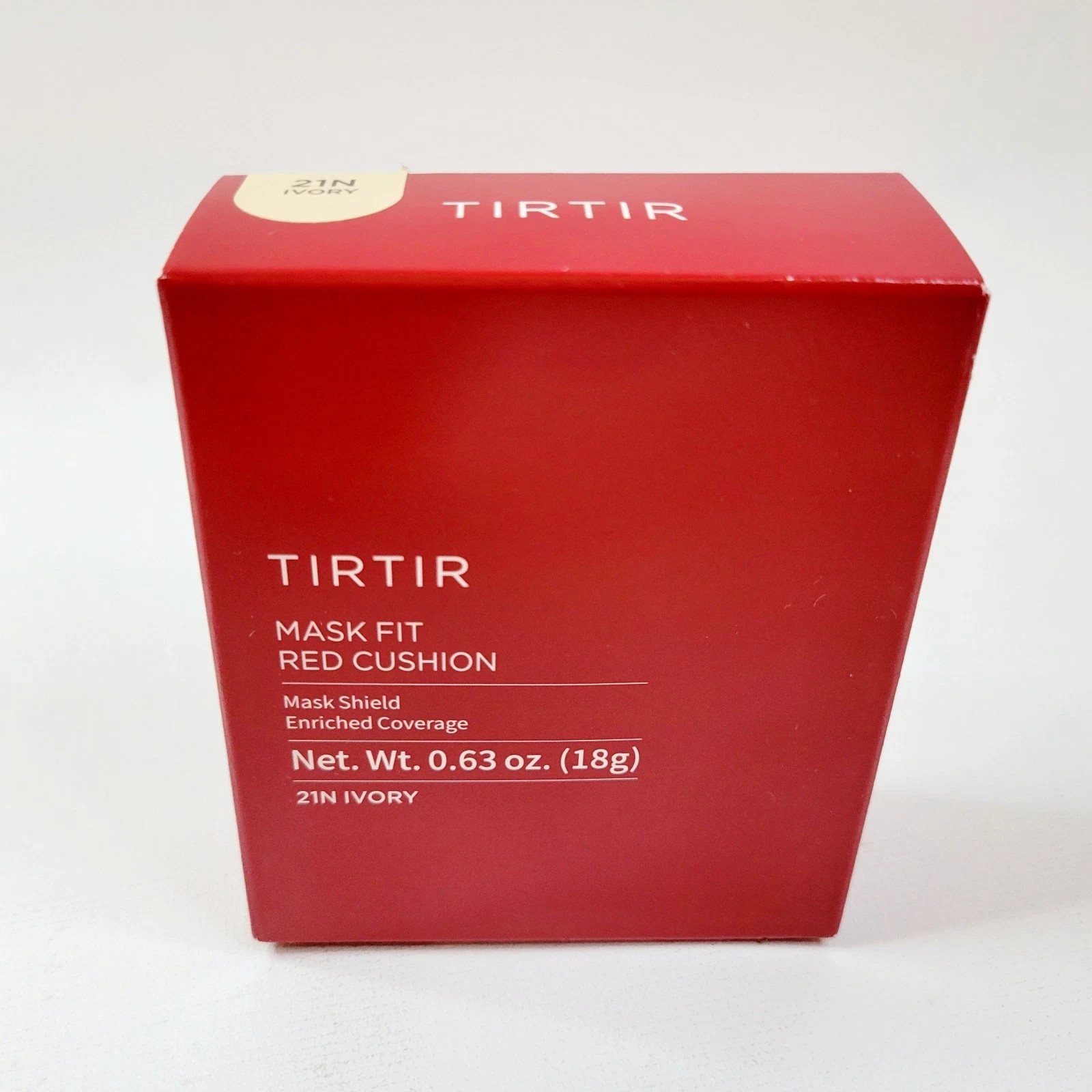 TIRTIR Mask Fit Red Cushion Foundation 21N Ivory (0.63 Fl Oz) 18g