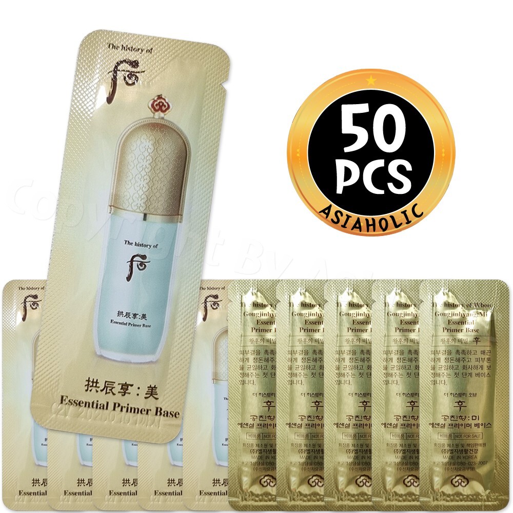 The history of Whoo Gongjinhyang:Mi Essential Primer Base 1ml x 50pcs (50ml) New
