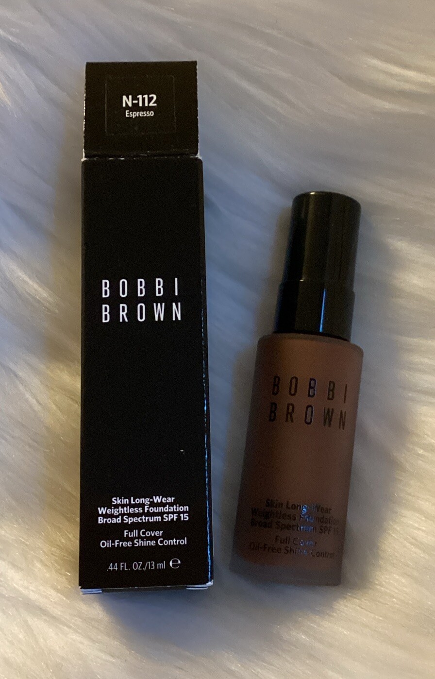 Bobbi Brown Skin Long-Wear Weightless Foundation SPF15 ~ N112 ESPRESSO ~ 0.44oz