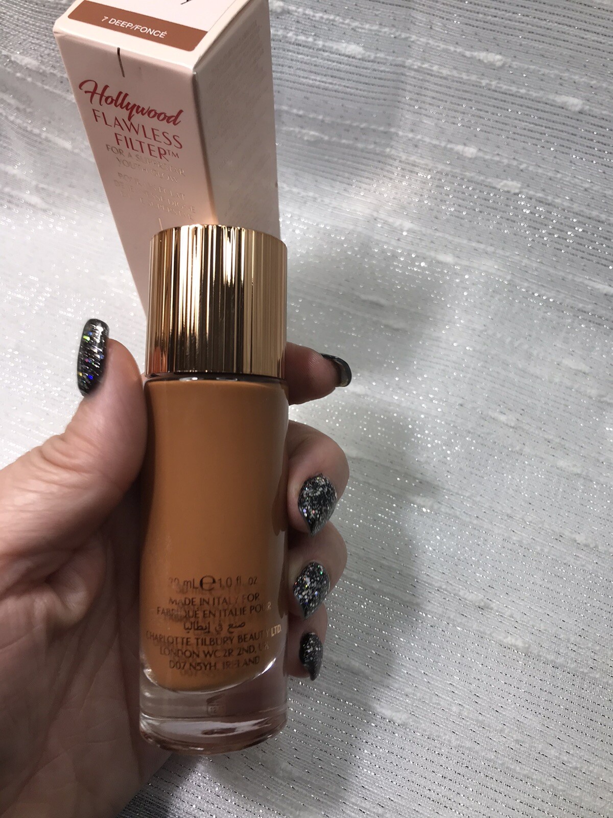 Charlotte Tilbury Hollywood Flawless Filter #7 Deep – 1 fl oz New