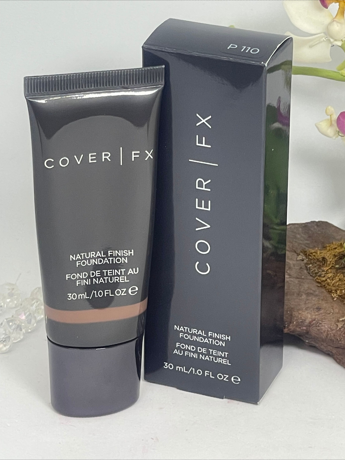 Cover FX Natural Finish Foundation – P 110 – 1 fl oz / 30 ml – New in Box