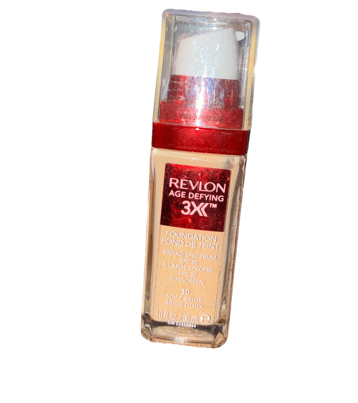 REVLON AGE DEFYING 3X Liquid Foundation~ 30 Soft Beige Sealed