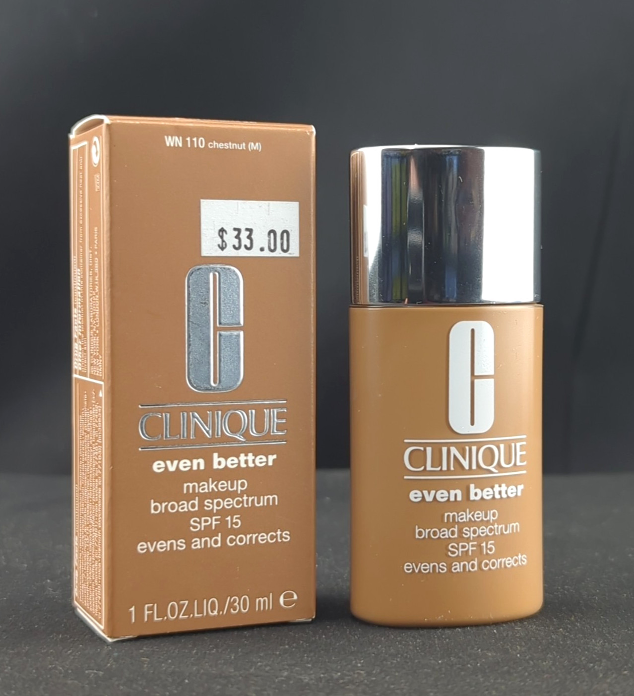 Clinique Even Better Makeup Coverage Foundation SPF 15 WN 110 Chestnut Full Size