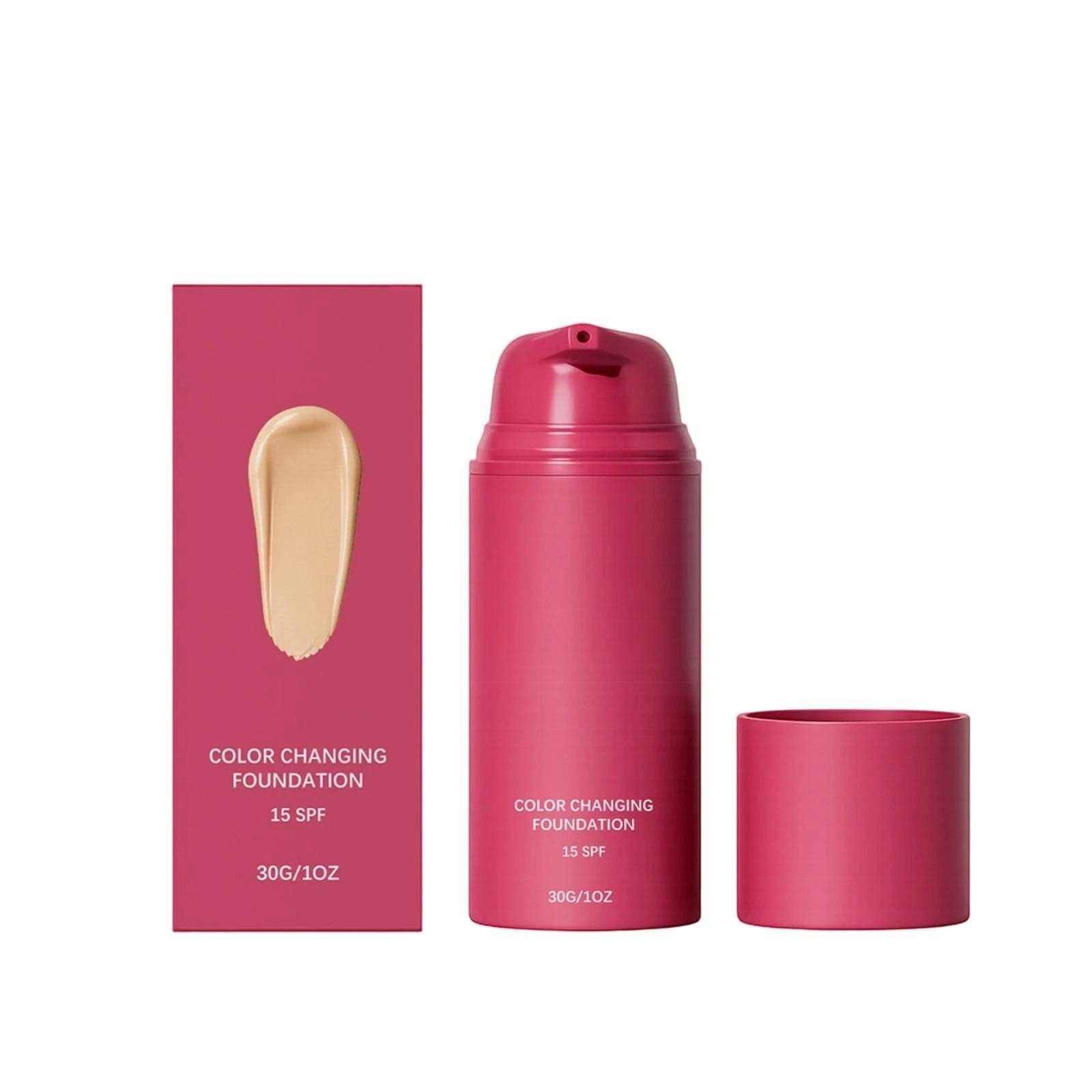 Smooche Foundation Korean, Smooche Color Changing Foundation, For All Skin Types